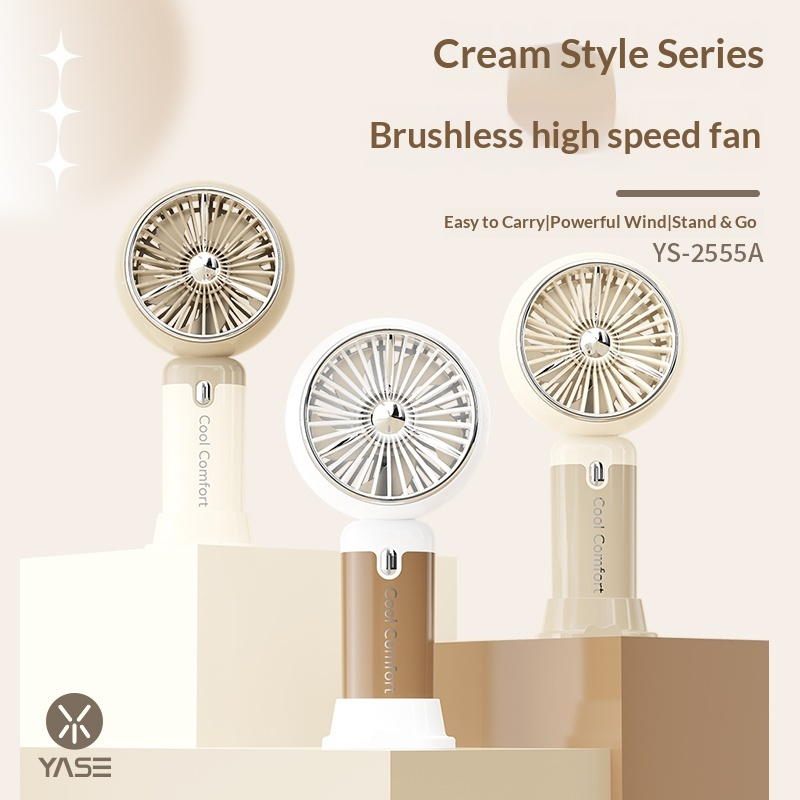 Premium Portable Rechargeable Mini Fan – USB Handheld & Desktop Cooling Fan with 3 Speed Modes
