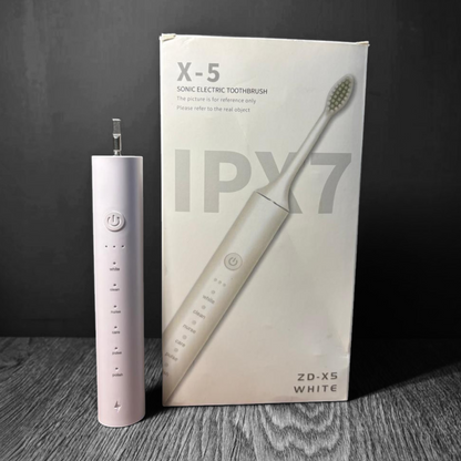 X-5 Sonic Electric Toothbrush | 6 Brushing Modes | IPX7 Waterproof | Available in White, Pink & Green