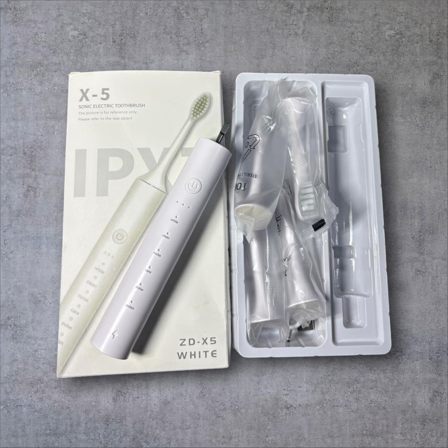 X-5 Sonic Electric Toothbrush | 6 Brushing Modes | IPX7 Waterproof | Available in White, Pink & Green